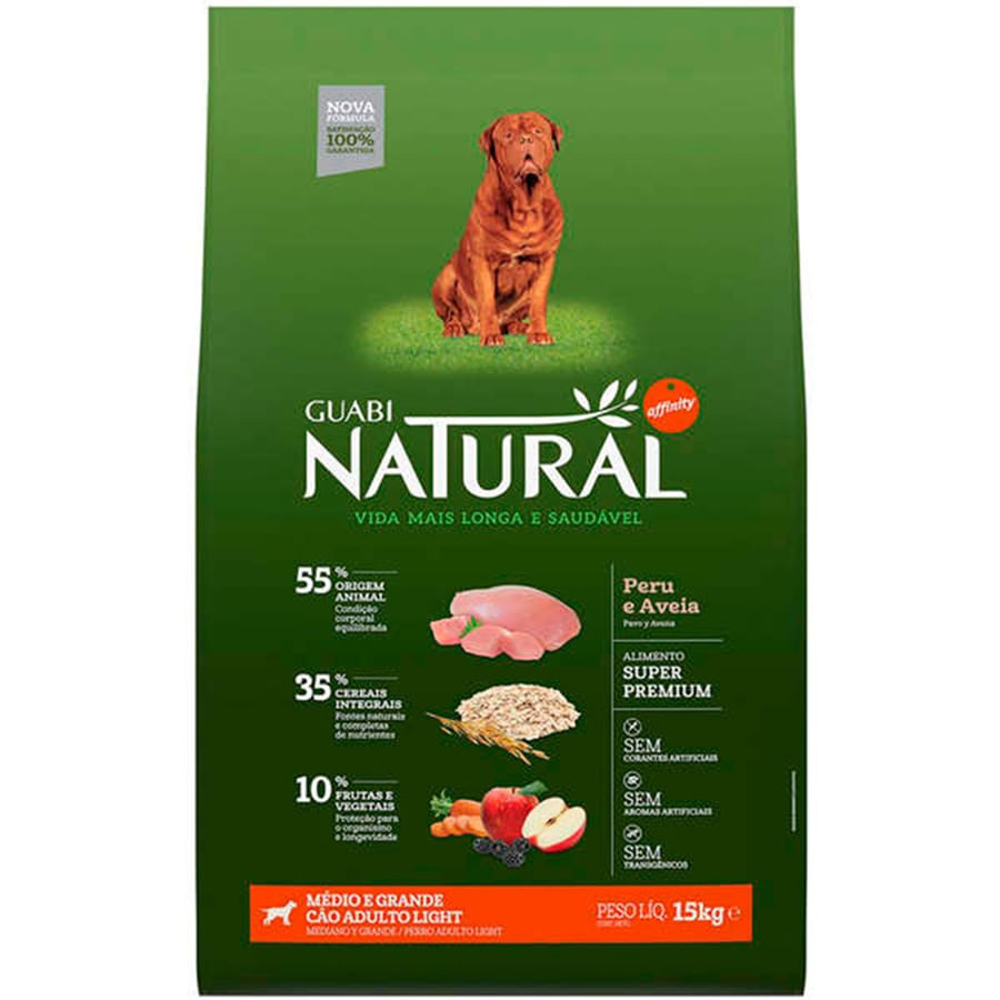 Ração Affinity Guabi Natural para Cães Raças Médias e Grandes Adulto